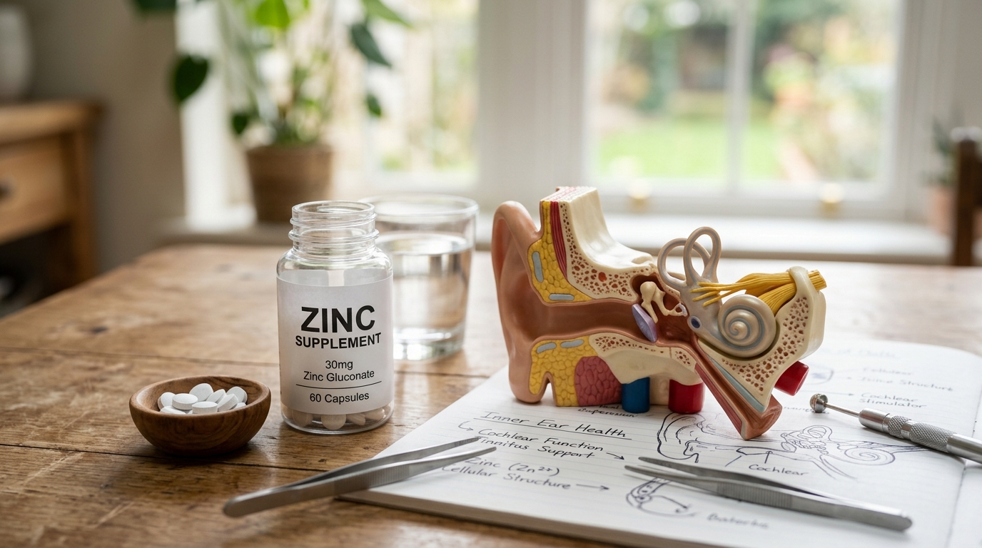 Zinc and Inner Ear Function: Supporting Auditory Health and Tinnitus